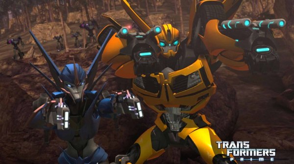 Transformers Prime Ep 44 New Recruit Preview Image 2 Arcee Bumblebee (2 of 2)